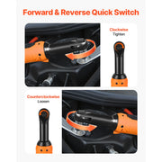 Load image into Gallery viewer, SucceBuy Cordless Ratchet Wrench Battery Powered Electric Wrench Set with Batteries Charger Sockets Adaptor and Carrying Case - AMOCART