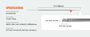 Bild in Galerie-Viewer laden, Amocart Boat Steering Cable 17 Feet Outboard Marine Rotary Steering Cable 1/2 Ton High Tensile Strength Universal Compatibility