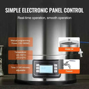 Charger l'image dans la visionneuse de galerie, Amocart Electric Brewing System 8 GALLON Brewing Stock Pot All-in-One Home Beer Brewer 304 Stainless Steel Brewing Supplies