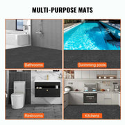 Load image into Gallery viewer, SucceBuy Interlocking Tile 12/50/55PCS 12"x12" Splicing Soft PVC Drainage Floor Tiles Non-Slip Drainage Holes for Bathroom Pool