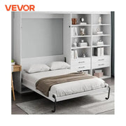 Load image into Gallery viewer, SucceBuy Murphy Bed Kit Full Size Vertical Deluxe DIY Wall Mechanical Hardware Pneumatic Lever Heavy Duty Frame for Guestroom