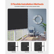 Load image into Gallery viewer, SucceBuy 90% Sun Shade Cloth 10x10/12/20ft Pergola Shade Cover 140 GSM HDPE Canopy Privacy Screen for Outdoor Garden Backyard