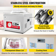 Load image into Gallery viewer, SucceBuy Food Vacuum Packing Machine DZ-260A Commercial Chamber Vacuum Sealer Kitchen Meat Packaging Food Saver Sealing Machine