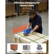 Load image into Gallery viewer, SucceBuy Electric Strapping Machine with Digital Display fit 0.39-0.74in Wide Straps Handheld Pallet Banding Tool for Packaging - AMOCART