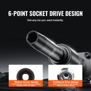 Load image into Gallery viewer, SucceBuy 90PCs 3/8" Drive Impact Socket Set SAE 1/4"-3/4" and Metric 6-19mm Socket Set 6 Point Cr-Mo Alloy Steel for Auto Repair