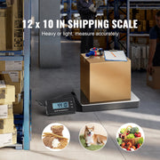 Load image into Gallery viewer, SucceBuy 440lbs Digital Shipping Scale with Timer Tare Function HD LCD Screen Portable Package Postal Scale for Home Post Office