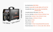 Load image into Gallery viewer, SucceBuy 5-in-1 MIG Welder 200Amp Pluse Mig Welding Machine Gas MIG/Flux Core MIG/Stick/Lift TIG with LCD Screen Display Welder