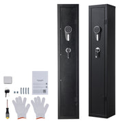 Charger l'image dans la visionneuse de galerie, Amocart Gun Safe Cold-Rolled Steel Fireproof Cabinet with Keypad & Key with Magazine and Lighting Adjustable Racks for Rifles