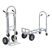 Load image into Gallery viewer, SucceBuy Folding Hand Truck Aluminum Heavy Industrial Collapsible Dolly Cart for Transport and Moving in Warehouse Supermarket - AMOCART