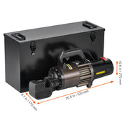 Load image into Gallery viewer, SucceBuy Electric Hydraulic Rebar Cutter Portable Rebar Cutter High Power Steel Rebar Cutter with Oil Can Rich Accessories Black - AMOCART