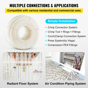 Charger l'image dans la visionneuse de galerie, 1 Inch 500FT PEX Water Line, SucceBuy White PEX-B Pipe for Plumbing Projects