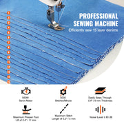 Load image into Gallery viewer, Amocart Industrial Sewing Machine Upgraded 550W Servo Motor with Table Stand 5000s.p.m Heavy Duty Lockstitch Sewing Machine