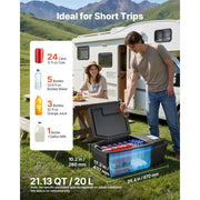Bild in Galerie-Viewer laden, SucceBuy 12 Volt Refrigerator 20L/35L Car Fridge for Tesla Model 3/Model Y Portable Electric Freezer Compressor with APP Control
