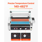 Load image into Gallery viewer, SucceBuy 5 7 11 Rollers Hot Dog Roller Stainless Steel Sausage Grill Cooker Commercial Hot Dog Machine with Dual Temp Control - AMOCART