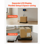 Bild in Galerie-Viewer laden, Amocart 440lbs/200kg Digital Postal Scale 0.35oz/3.5oz Dual Accuracy Weight Scale with Hold/Tare Function for Packages Postage