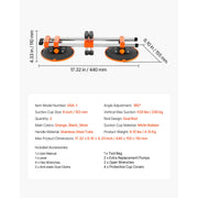 Bild in Galerie-Viewer laden, SucceBuy 2PCS Manual Seamless Stone Seam Setter with 6in Vacuum Suction Cups Marble Stone Splicing Installation Tool for Tile