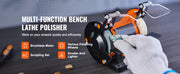 Load image into Gallery viewer, Amocart Jewelry Polisher Buffer Brushless Adjustable Speed Mini Multi-purpose Bench Grinder Polishing Machine for Gemstones
