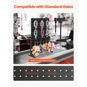Load image into Gallery viewer, Amocart Pegboard Display Stand 17x13 in Tabletop Pegboard Display Stand Thickened Cold-Rolled Steel Peg Board Panel for Grocery