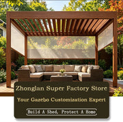 Load image into Gallery viewer, Bioclimatic Pergola with Adjustable Louvers, Ideal Outdoor Structure for Patio, Backyard & Garden, All-Weather Relaxation Space
