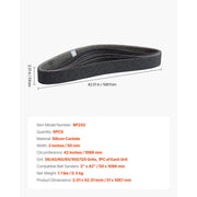 Load image into Gallery viewer, Amocart Sanding BeltsBelt Sander Sanding Belts 6PCS(Each of 120 240 400 600 800 1000 Grits)Silicon Carbide for Knife Sharpening