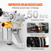 Load image into Gallery viewer, SucceBuy Pressure Washer Pump 7/8" Shaft Vertical 3400PSI 2.5GPM Replacement Power Washer Pumps Compatible with Honda, Simpson