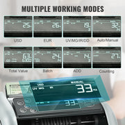 Load image into Gallery viewer, SucceBuy 1000 Pcs/Min Money Counter Business Cash Register Bill Counterfeit Bill Detector by UV/MG/IR/DD Function for Bank Store