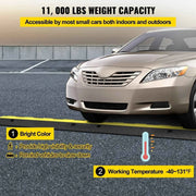 Load image into Gallery viewer, Amocart Cable Protector Ramp Wire Cable Cover Cord Guard 2 Channels Rubber + PVC 11000LBS Speed Bump Parking Lots Driveway
