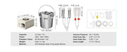 Bild in Galerie-Viewer laden, Amocart Goat Milking Machine Stainless Steel Bucket Electric Automatic Pulsation Cup Tubes Adjustable Suction for Cow and Sheep