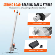 Bild in Galerie-Viewer laden, Amocart 12V Linear Actuator 3000N 500mm Waterproof IP65 Linear Motor 0.19"/s Linear Actuator with Mounting Bracket for Outdoor