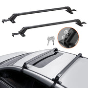 Load image into Gallery viewer, Amocart 155LBS Roof Rack Crossbar Adjustable Aliuminum Roof Rail Crossbar Retractable Baggage Luggage Carrier Top Roof Crossbar