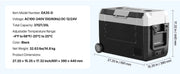 Load image into Gallery viewer, SucceBuy 20L 22L 35L 45L 55L Car Refrigerator Mini Fridge Freezer Portable Compressor Cooler DC 110-240V Ice Box for Camping