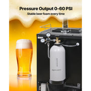 Bild in Galerie-Viewer laden, Amocart CO2 Tank 10 lbs New Aluminum Alloy Cylinder CO2 Air Tank with Light Spray Coating DOT Approved Cylinder for Draft Beer