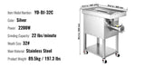 Load image into Gallery viewer, Amocart Meat Grinder 22 Lbs/Min Capacity Electric Meat Grinders w/ Blade Grinding Plate Sausage Maker for Kitchen Home Use