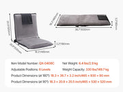 Load image into Gallery viewer, Amocart Floor Chair Recycled Foam Folding Sofa Chair Multifunctional Floor Chair with Back Support Ideal for Sleeping Reading