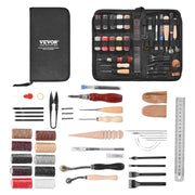 Load image into Gallery viewer, SucceBuy 38/59/61/72/92PCs Leather Working Tools Kit Leather Craft Tools Storage Bag Engraving Punching Sewing Stamping Tools