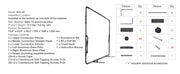 Load image into Gallery viewer, Amocart Hot Tub Cover Lift Spa Cover Lift Height 31.5"-41.3" Width 57"-92.5" Adjustable Installed Underneath Both Side Suitable