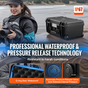 Bild in Galerie-Viewer laden, Amocart Weatherproof Hard Case HeavyDuty Protective Dry Box Case with Pre-cut Foam for Travel Hunting Military Tactical Cameras