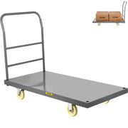 Load image into Gallery viewer, Succebuy Platform Truck 2000lbs Capacity Steel flatbed Tool Cart 47" x 24" x 32" Flat Dolly Hand Trucks with 5" Nylon Casters