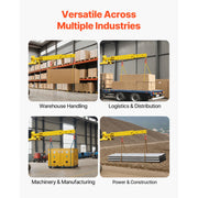 Load image into Gallery viewer, SucceBuy 6000lbs Adjustable Forklift Jib Boom Crane Manual Telescoping Boom Extends Up to 56.1 in Mobile Crane for Warehouse - AMOCART