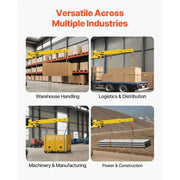 Load image into Gallery viewer, SucceBuy 6000lbs Adjustable Forklift Jib Boom Crane Manual Telescoping Boom Extends Up to 56.1 in Mobile Crane for Warehouse