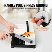 Load image into Gallery viewer, Amocart Coil Spiral Binding Machine Manual Book Maker 34-Holes Binding 120 Sheets Punch Binder Adjustable Coil Binding Spines
