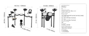 Bild in Galerie-Viewer laden, Amocart Electric Drum Set 32 Drum Kits & 480 Sounds, USB MIDI Supported 8 / 10 in Quiet Mesh+10 in Cymbals Drum Sticks Easy Use