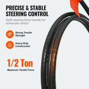 Load image into Gallery viewer, SucceBuy Boat Steering Cable 17 Feet Outboard Marine Rotary Steering Cable 1/2 Ton High Tensile Strength Universal Compatibility - AMOCART