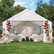 Load image into Gallery viewer, Party Tent 16x32 Canopy Heavy Duty, Waterproof Outdoor Event Tent with Removable Sidewalls & Roll-Up Door, Portable, Customized