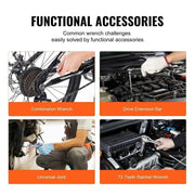 Load image into Gallery viewer, Amocart Mechanics Tool Set and Socket Set 1/4" 3/8" 1/2" Drive Deep Standard Sockets 450 Pcs SAE and Metric Mechanic Tool Kit