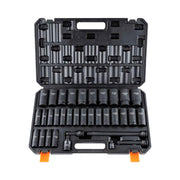 Bild in Galerie-Viewer laden, Amocart 1/2" 3/8" Drive Impact Socket Set 23/33/34/48/65 PCs Deep Socket Set SAE Metric Cr-V Cr-Mo Alloy Steel for Auto Repair