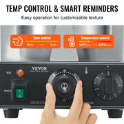 Load image into Gallery viewer, SucceBuy Electric Ice Cream Cone Maker Commercial Non-Stick Stainless Steel Egg Roll Mold with Temperature and Time Control