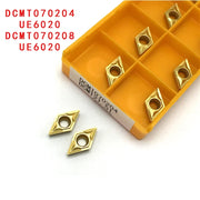 Load image into Gallery viewer, DCMT070204 DCMT11T304 VP15TF UE6020 Carbide Insert Internal Turning Tool High Quality CNC Turning Insert Cutting Lathe Tools