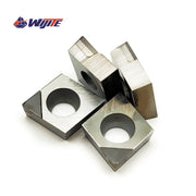 Load image into Gallery viewer, CCMT060202 04 CCGT060202 04 PCD Nc machine tools are used for copper and aluminum and other non-ferrous metal turning CBN