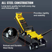 Load image into Gallery viewer, Amocart 2.5T Floor Hydraulic Jack Pneumatic Low Profile Floor Jack Heavy-Duty Steel Racing Floor Jack with Piston Lift Pump